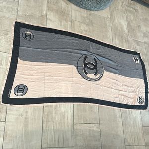 Chanel silk scarf